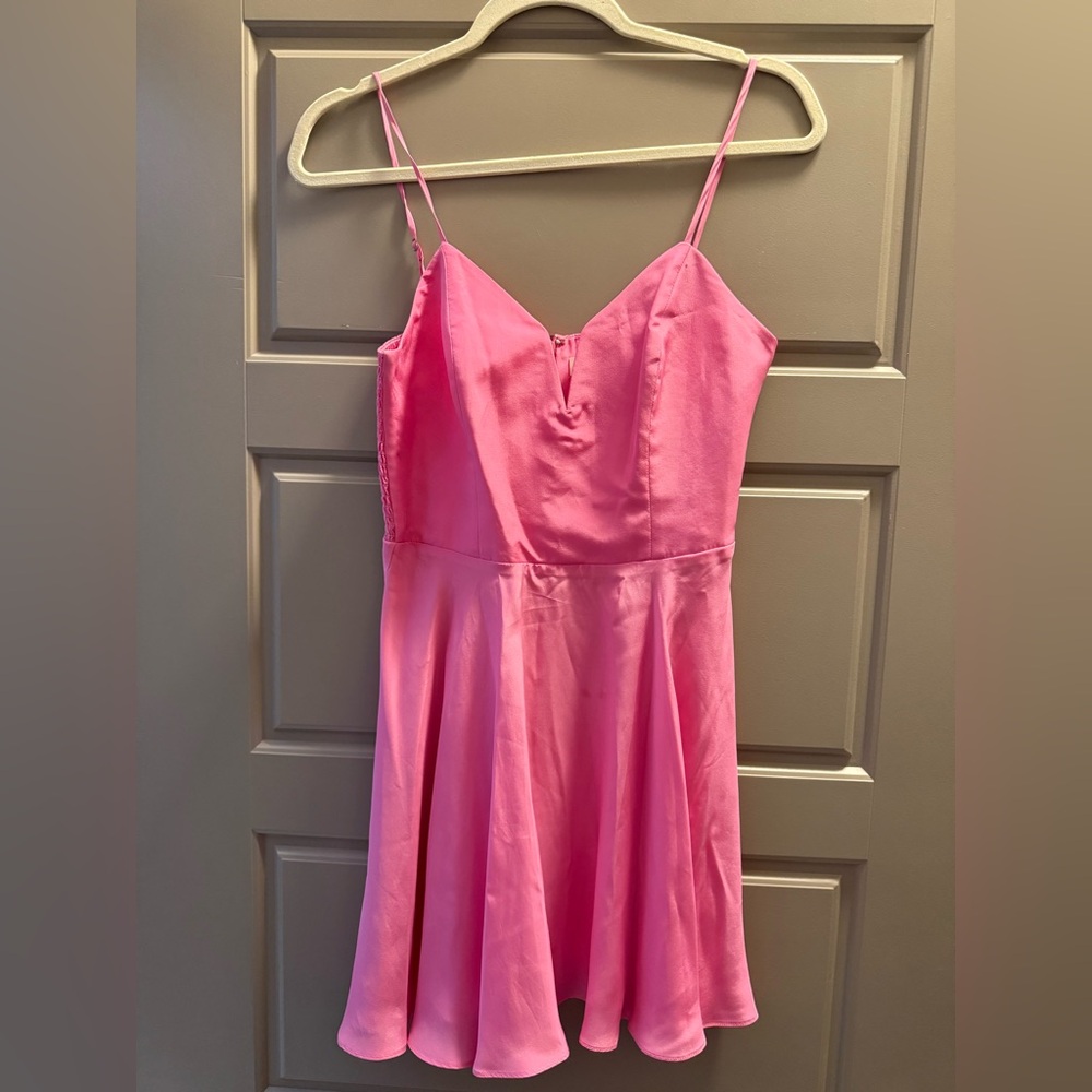 Amanda Uprichard Pink Girlie Dress